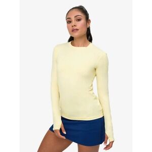 BloqUV Shirt Womens XS Yellow Sailing Nautical Sun‎ Shirt UPF 50 Outdoor